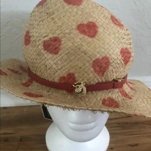 NWT JUICY COUTURE LOVE HEARTS FEDORA KID'S HAT